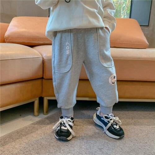 Hot Baby Spring Autumn Loose Pants For Boys Girls Children Kids Movement Trousers Clothing High Quality Teenagers 2021