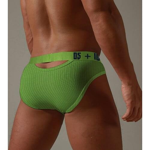 New Arrivals Men Underwear Sexy Men Briefs Cotton Male Panties Cueca Tanga Hombre U Pouch Fashion Underpants Breathable Hollow