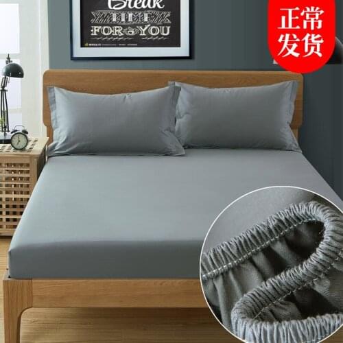 Fitted Sheet Pure Cotton Single Piece Bedspread Cotton Protective Cover Latex Mattress Dust Cover Heightened Fixed Bed Sheet