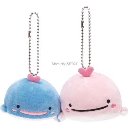 New 20Pcs Whale Shark and Deep-Sea Octopas Shark MAGNET 3-4" 8-10CM Plush Doll Keychain Peadant