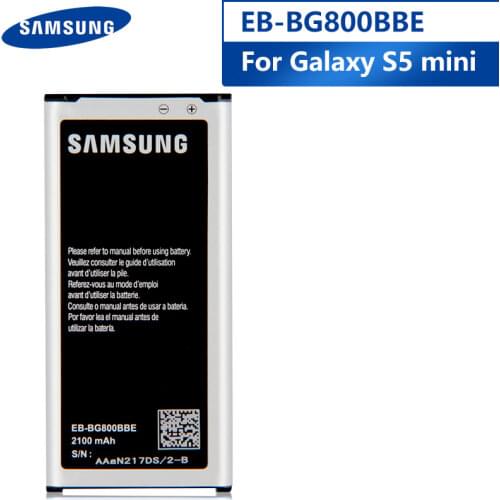 Original Replacement Phone Battery EB-BG800CBE For Samsung GALAXY S5 mini G800F G870A G870W S5mini EB-BG800BBE Battery 2100mAh
