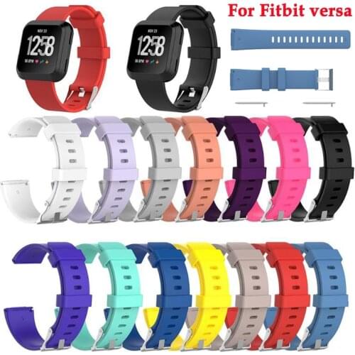 Watch band Wristband For Fitbit versa smart watch Replacement Sports Soft Silicone strap Wrist Band For Fitbit versa Accessories