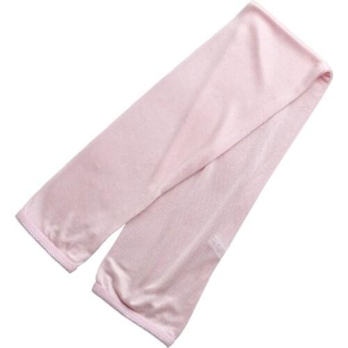 Silk sunscreen long sleeve cover Sun protection arm guard Mulberry silk knitted thin breathable gloves