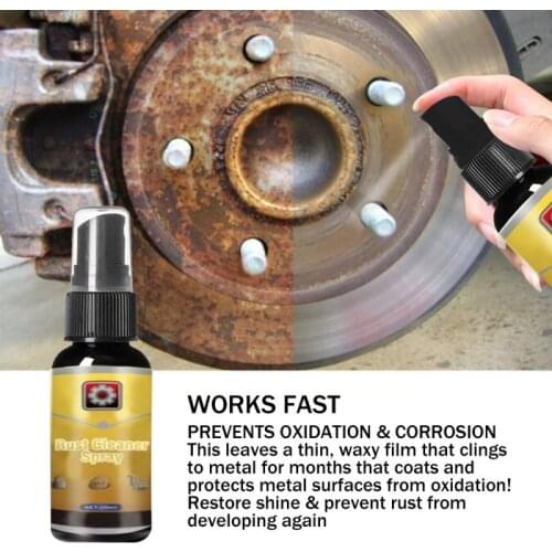 30ML Powerful Rust Cleaner Spray All-Purpose Derusting Spray Car Maintenance Home Kitchen Anti-rust Lubricant Cleaning Tools