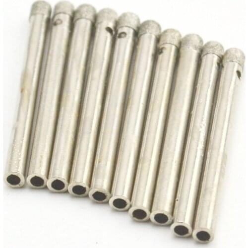 10 Pcs 7/64" inch 3.5 mm Super-thin Diamond Drill Bit Hole Saw Drill Bit 0.5mm Rim Lapidary Cutter ILOVETOOL