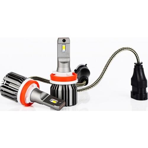 U6 LED Car Headlight Bulb H11 LED CanBus Ready H7 LED Headlight No Error Message Bulb 6000k 12v CSP Chips