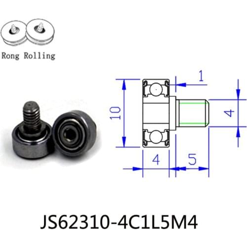 M4x5 Screw 623zz bearing diameter 10mm thickness 4mm, drawer pulley,303 stailess Screw and beraring steel