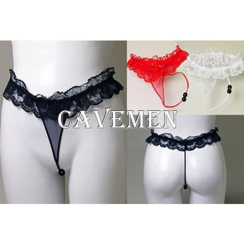 Massage * 2.5cm Pearl Lace * 1813 *Ladies Thongs G-string Underwear Panties Briefs T-back Swimsuit Bikini Free Shipping