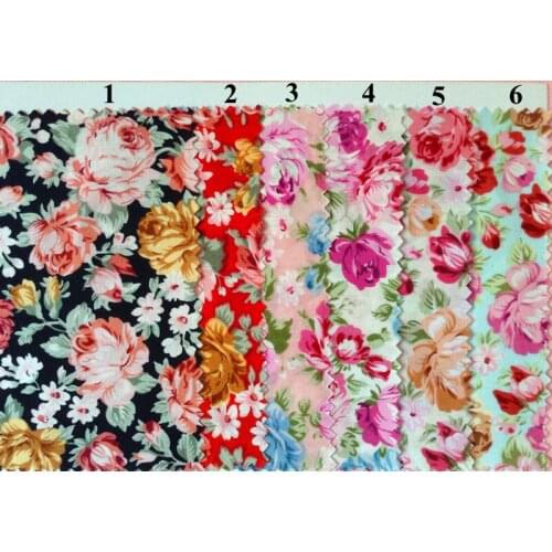 145cm wide high quality reactive cotton flower printing woven fabric,China folk style flower printing fabric, XERY-YH07678