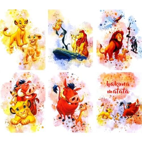 Diamond Painting Disney Lion King 5D DIY Poster Childrens Room Wall Art Mosaic Cross Stitch Kit Diamond Embroidery Home Decor