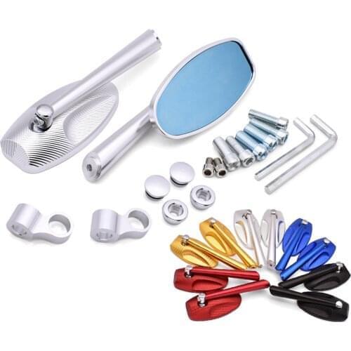 For Aprilia RSV MILLE RSV4 TUONO Benelli tnt600 tnt300 2021 Quality Aluminum Motorcycle Side Mirrors Blue Glass Rear View Mirror