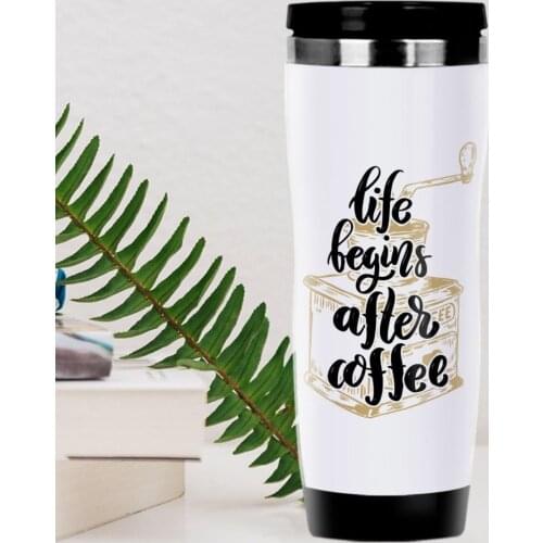 BK Gift Coffee Design Steel Thermos Bardak-2