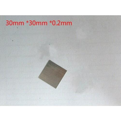 Pure platinum sheet 30*30*0.2 platinum electrode / platinum purity 99.99