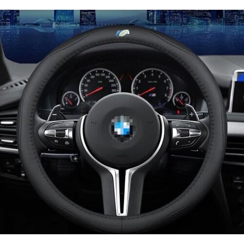 Car Steering Wheel Cover Set for BMW 1 2 3 4 5 6 7 Series F10 F20 F21 F22 F23 F45 F46 F30 F31 Breathable Car Styling Accessories