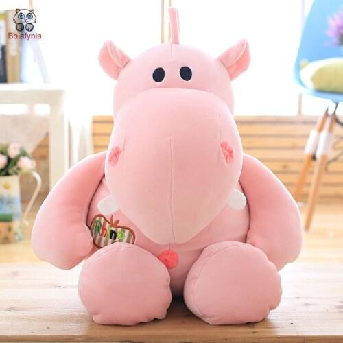 BOLAFYNIA Children Plush Stuffed Toy soft pillow Hippos Baby Kids Toy for Christmas Birthday gift