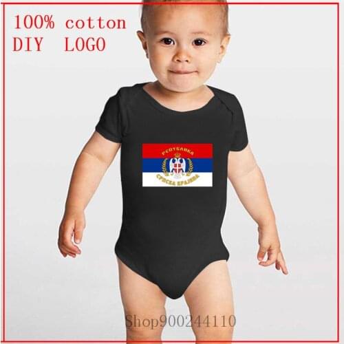Russia Flag printing Bodysuits Baby 0-24 M Infant Baby Clothing Toddler Summer Short Sleeve Climbing Suit Newborn Infant Kids
