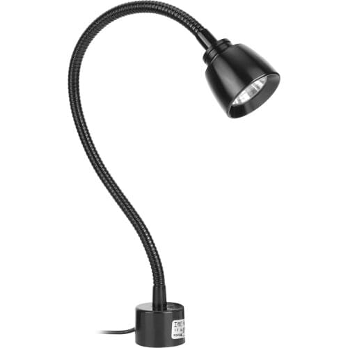 Flexible Gooseneck Lamp Machine Light LED Working Light for CNC Punching Machine Industrial Lighting US Plug 110V-220V