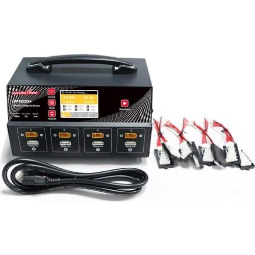 Feiteng UP1200+ 8-channel intelligent balance charger for plant protection machine with screen 1200W 25A 2-6S