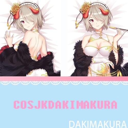 Honkai Impact 3 Rita Rossweisse Anime Gaming Dakimakura Sexy Girls Body Hugging Pillow Case Otaku Pillow Cover Cushion Cosplay
