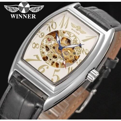 Hot Sale Winner WRG8025M3S2 new Automatic dress watch casual wristwatch for men top quality best gift free shipping