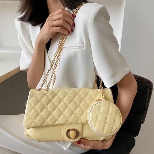 Fashion Women Pu Leather Handbags High Quality Ladies Chain Shoulder Messenger Bags Designer Female Crossbody Bags for Women New