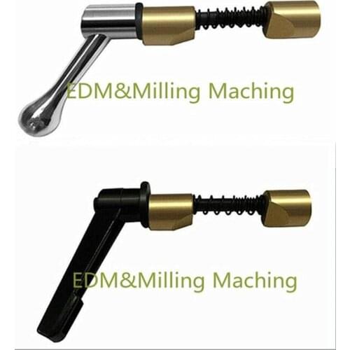 Set CNC Milling Machine B148-153 Quill Lock Bolt Handle 5/16 Brass Sleeve For Bridgeport Mill Tool