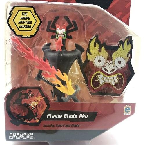 Flame Blade Aku Cartoon Network Action Figure Model Toys