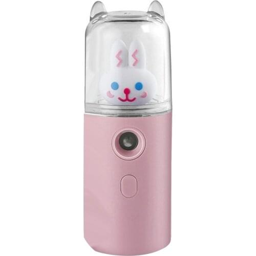 Home Handheld Bud Hydration Instrument Usb Rechargeable Humidifier Spray Face Steamer Facial Beauty Spray Instrument