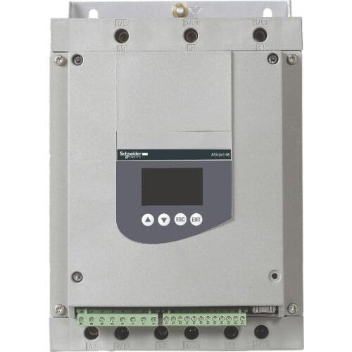 With Heat Sink Heavy Industry and Pump Asynchronous Motor Soft Starter, 110 a 230-415V ATS48C11Q Bypass Contactor (Configurable)