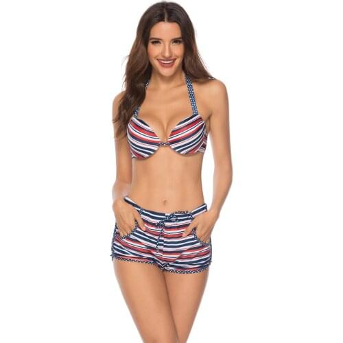 Sexy Push Up Bikini Set Women Summer Beach Wear Biquini Swimsuit Swimwear Swimming Suit Bathing Suit Women Plus Size XXL 2019