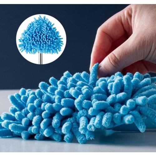 Chenille Triangle Cloth Dust Mop Head Replacement Pads Cleaning Tool Glass Rags for Cleaning The Floor Microfiber Replaceable