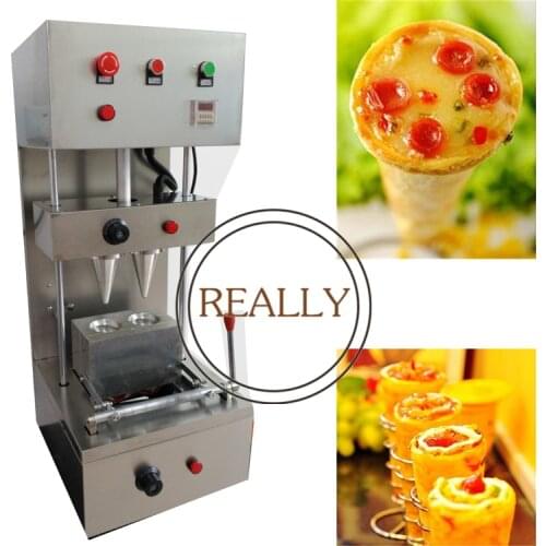 Spiral 2 cone Italy pizza cone moulding machine production line for sale