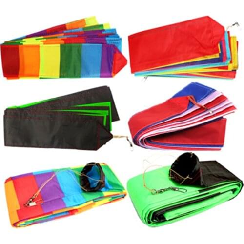 10M / 15M Kite Stunt Kite Accessories Toy Children Outdoor Recreation Sports Kite Long Tail Tail Rainbow Kite Triangle Kite