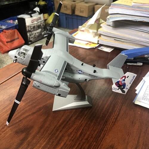 1:72 scale V-22 Osprey tilt-rotor helicopter fighter alloy simulation model decoration adult gift