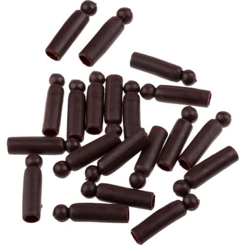 20Pc Fishing Buffer Beads Fishing Rubber Tube Gel Outer Tube Protector Fishing Accessories