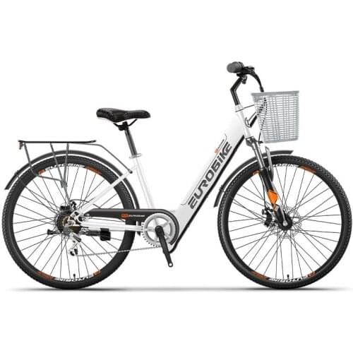 26 Inch Electric Assist Bicycle Two Wheels Electric Bicycles 7 Variable Speed Hidden Battery 250W 36V Electric Bikes Adults