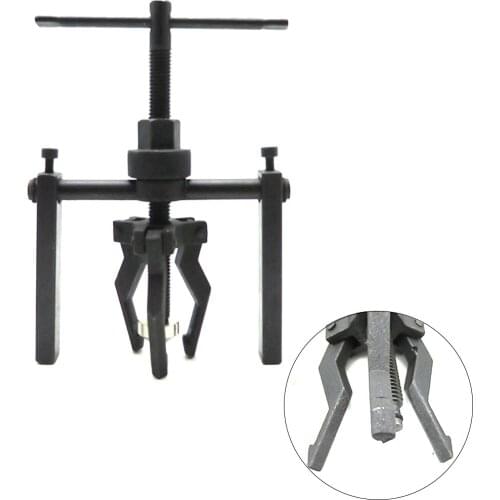 Fine-quality Carbon Steel 3-jaw Inner Bearing Puller Gear Extractor Heavy Duty Automotive Machine Tool Kit Puller New