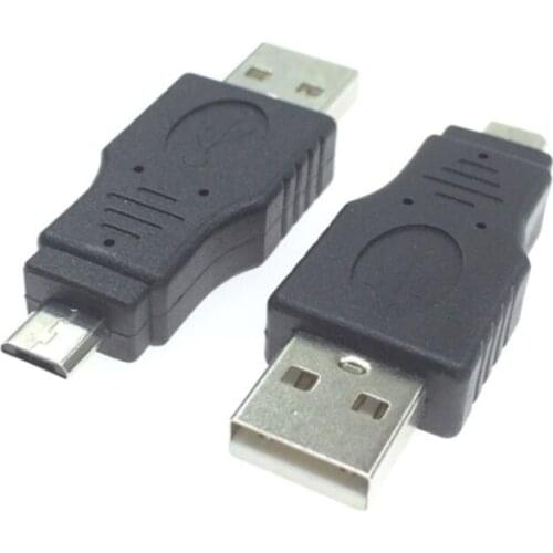 448F 5Pcs Universal Micro Male to USB Male Data Transmission Converter Data Transfer Accessories forAll USB Plug