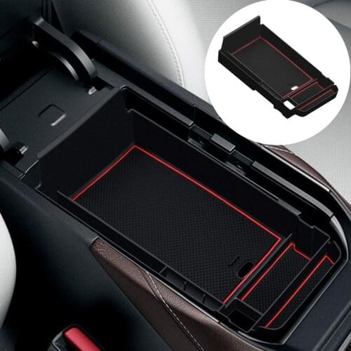 Car Center Console Trim For Mazda CX-30 2019-2020 ABS Central Armrest Storage Box Center Console Manager Tray Car Decoration