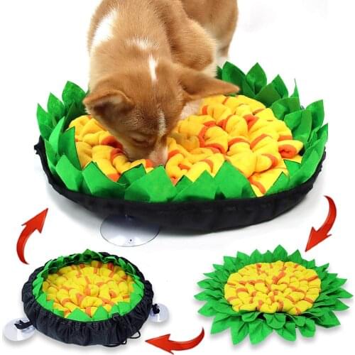 Foraging Mat for Dogs Durable Slow Feeding Toys, Interactive Sniffing Mat Anti-Slip Pet Feed Game for Natural Foraging Skills
