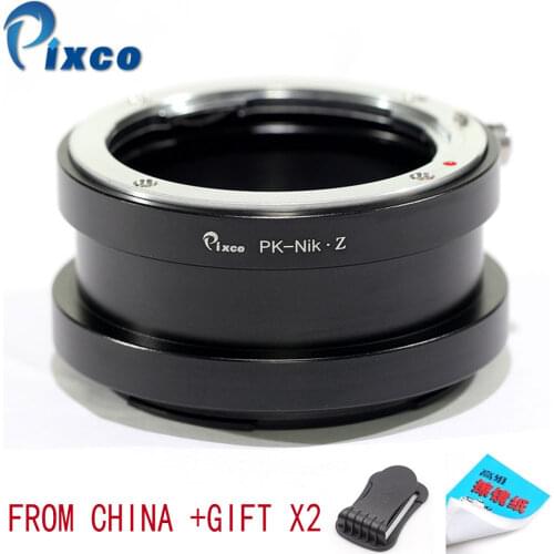 Pixco Lens Mount Adapter Ring for PK-Nik.z Lens Mount Adapter Ring for Pentax K Lens to Nikon Z Mount Camera Nikon Z6 Nikon Z7