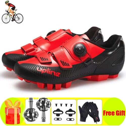Mountain Bike Shoes SPD Pedals Men Sapatilha Ciclismo Mtb Outdoor Bicycle Sneakers Self-locking Breathable Wear-resistant Shoes