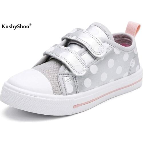 KushyShoo Kids Shoes Fashion Cartoon Printed Hook & Loop Childrens Sneakers Girls and Boys Toddler Sneakers Canvas Shoes