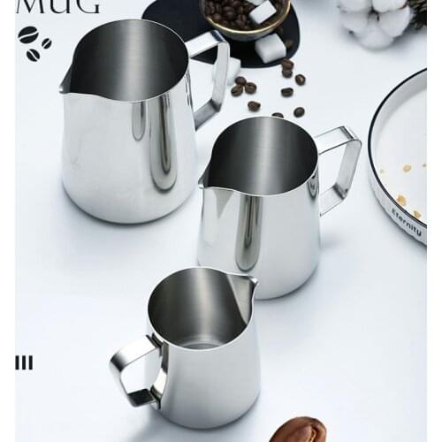 400/600/900ML Milk frothing jug Espresso Coffee Pitcher Stainless Steel Drink Barista Craft Latte Kitchen Bar Milk Frothing Jug