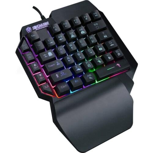 Small Mechanical Keyboard One-Handed Game Mechanical Keyboard Left Hand Small Keyboard One-Hand Mechanical Keyboard