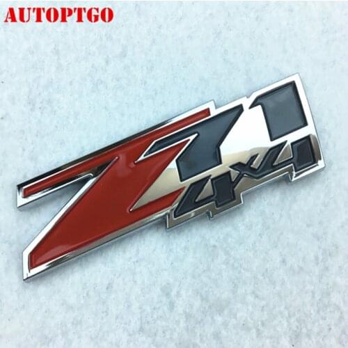 Car Truck Off Road Z71 4x4 Emblem Badge Nameplate Trim Decal Sticker For Chevy Chevrolet Equinox Silverado Tahoe Colorado GMC