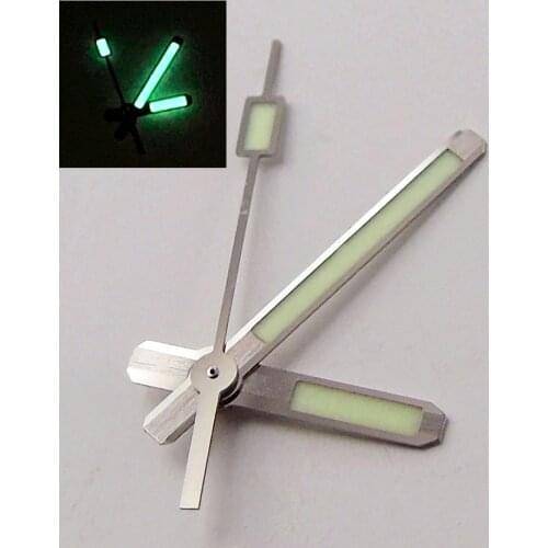 Wristwatch Replacement Stereoscopic Watch Hands Set Needles Super Japan C3 Luminous For NH35 NH36 4R35 4R36 Movement