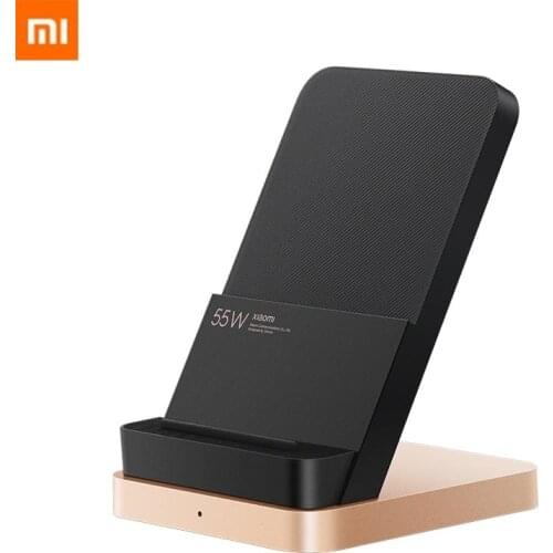 Original Xiaomi Wireless Charger 55W Max Vertical Air-cooled Wireless Charging Fast Charger For Xiaomi 10Pro Smart Phone Charger