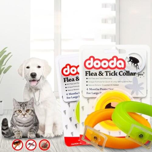 Cat Dog Collar Anti Flea Tick Mosquitoes Adjustable Protection Collar for Dogs/Cats Waterproof Cat Collar Anti-Flea Pet Supplies