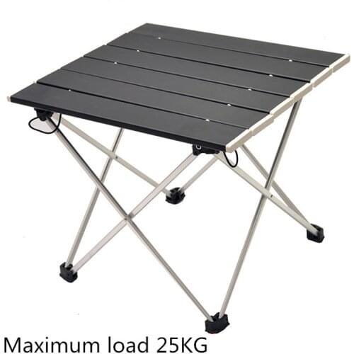 Portable Foldable Table Camping Outdoor Furniture Computer Bed Tables Picnic Aluminium Alloy Ultra Light Waterproof Durable Fold